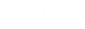 Logo topminds B&T Blanco peq